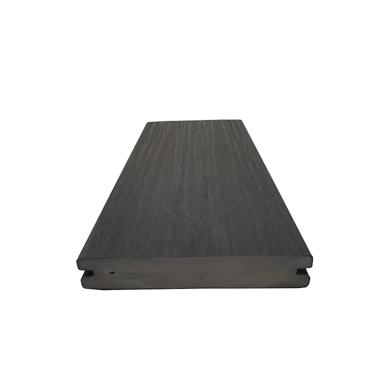 High-Performance PVC Grooved Solid Decking with Shock Absorption