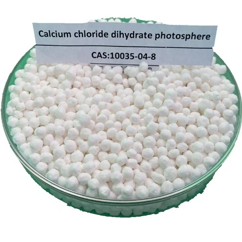 Высокочистый Низкая цена Высокое качество Сферический хлорид кальция