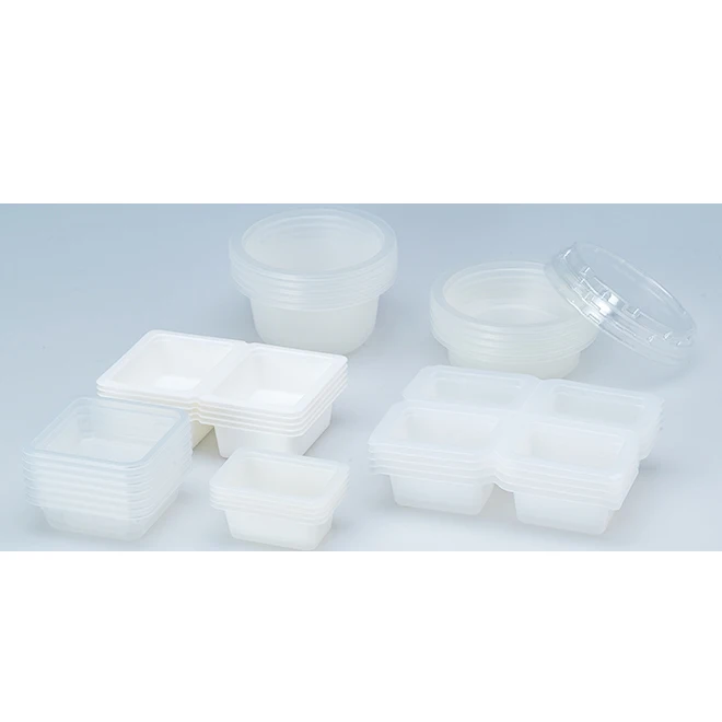 Easy peelable sealing food tray plastic fast packaging storage boxs