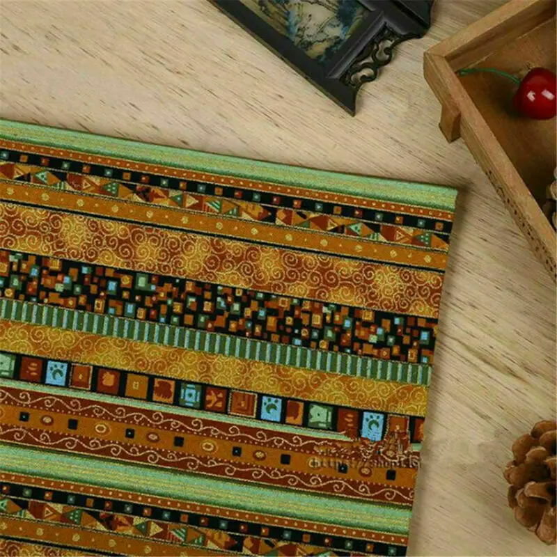 150 см * 50 этнический комплект для шитья хлопковое льняное одеяло ткань одежды «сделай