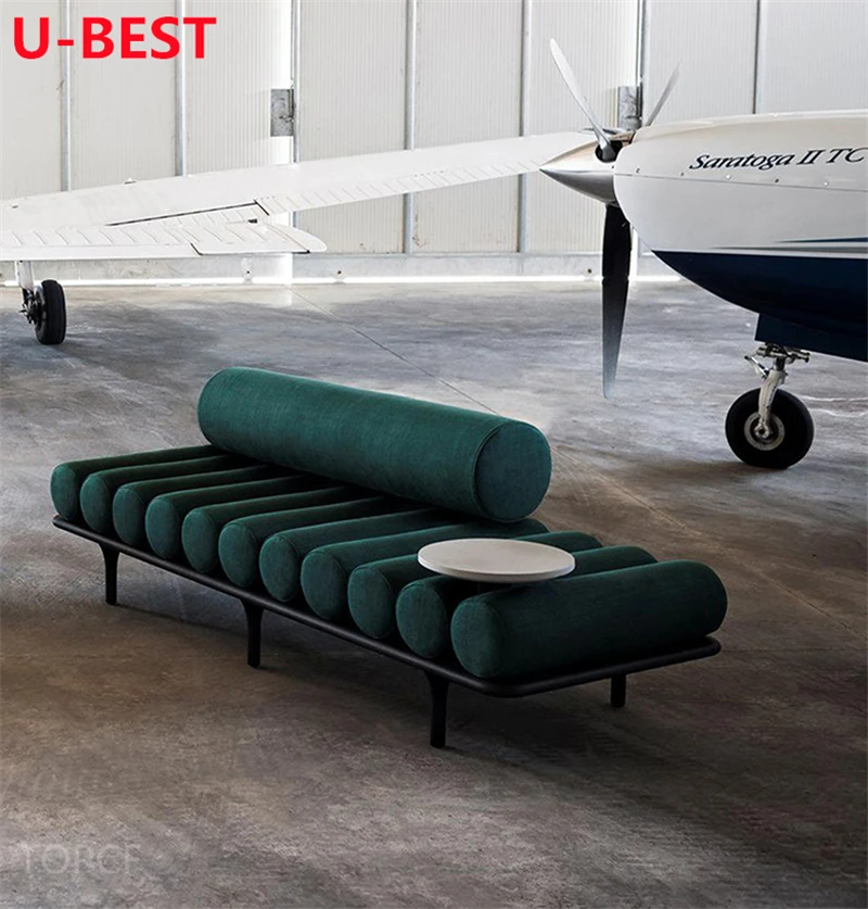U-Best   Italian Designer Long Bench Bed End Stool Luxury Sofa Couch Canape Divano Kanepe Muebles Furniture Living Room
