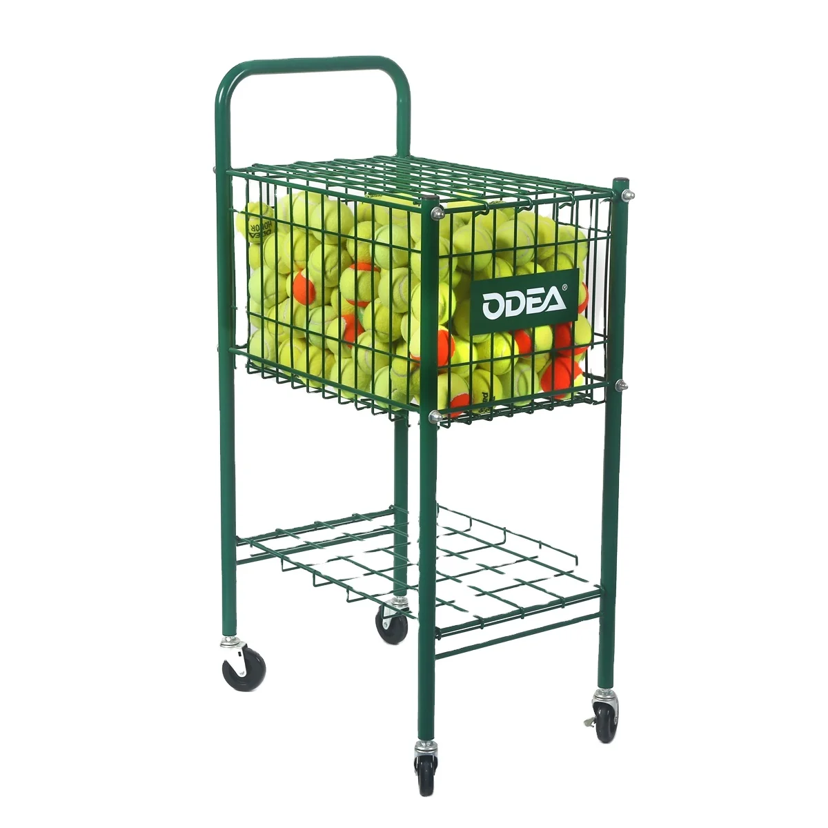 Odea Tennis Metal Basket ball Trolley Universal Wheel Tennis ball cart storage Factory Wholesale