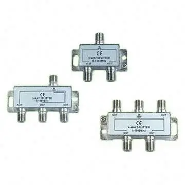 Multi Frequency Range 2/3/4 Way Full Power Splitter With All Port Power Pass