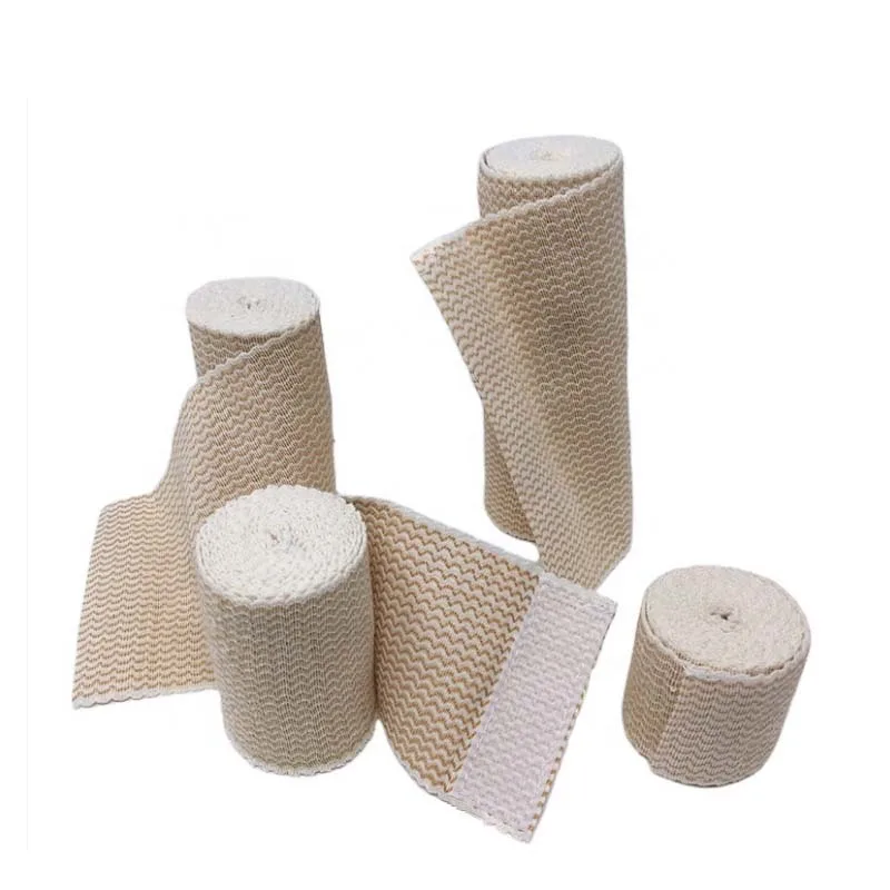 Pattern bandage stripe elastic bandages with hook latex and no latex compression high quality bandage