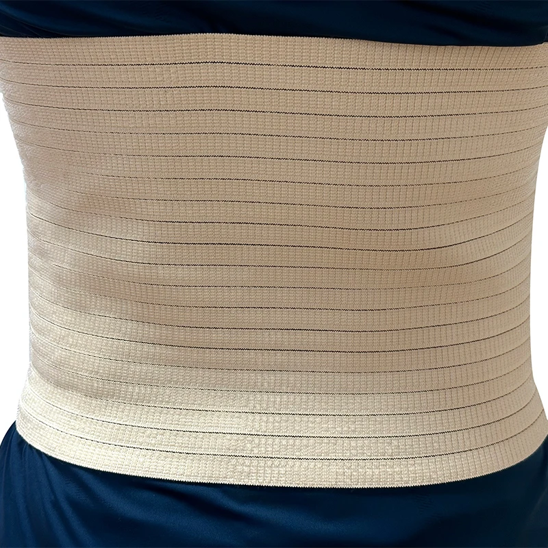 Skin Colour Comfort Stoma Stretch Belt, Round Fistula Care Belly Band