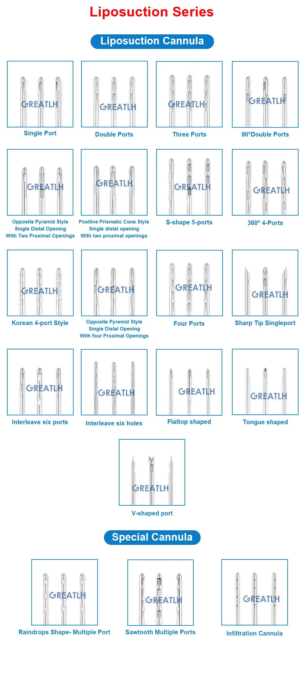 liposuction device stainless steel Luer lok cannula Liposuction needle liposuction cannula
