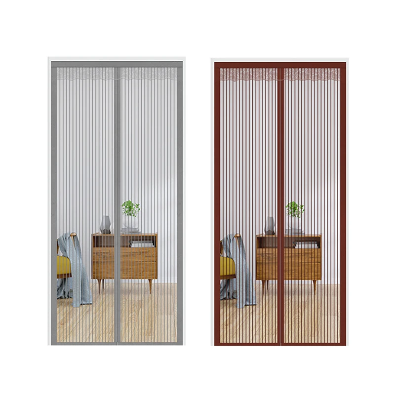 Factory direct sale mesh closed magnetic curtain for door