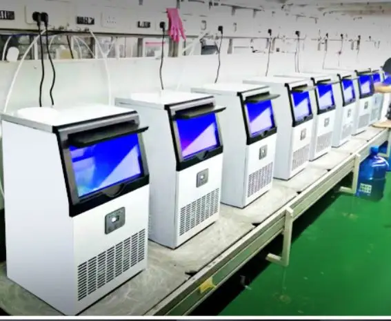 1 3 5 Ton 1000kg 500kg Industrial Commercial Ice Cube Freezer Making Maker Makers Machine