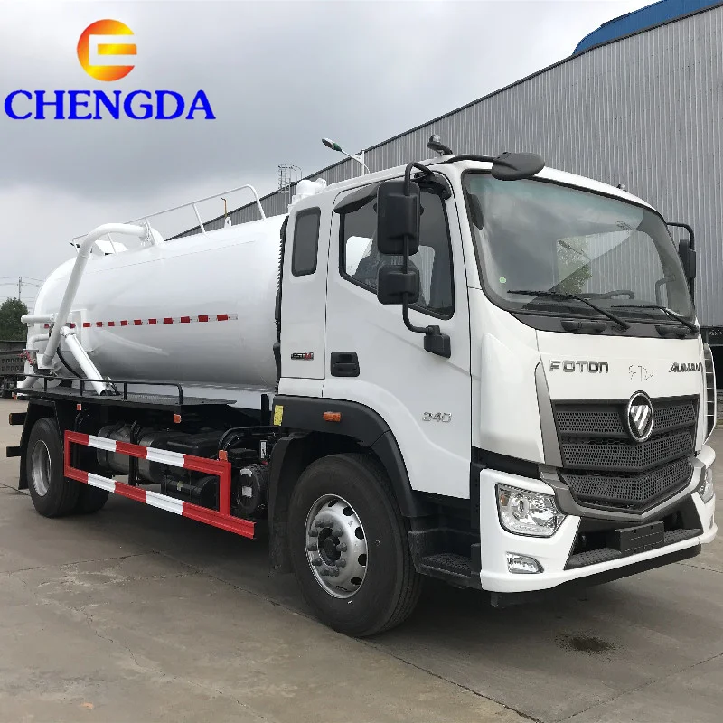Low Price Foton Vacuum Sewage Transport Special Truck