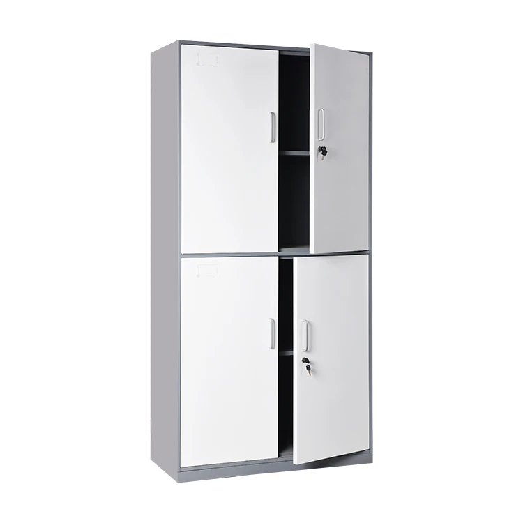 2021 hot selling Steel Wardrobe Locker with 4 doors for office and home