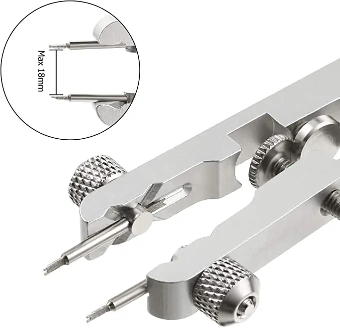 Portable Watch Standard Plier Remover Set Stainless Steel Bracelet Spring Bar Removing Tweezers Kit