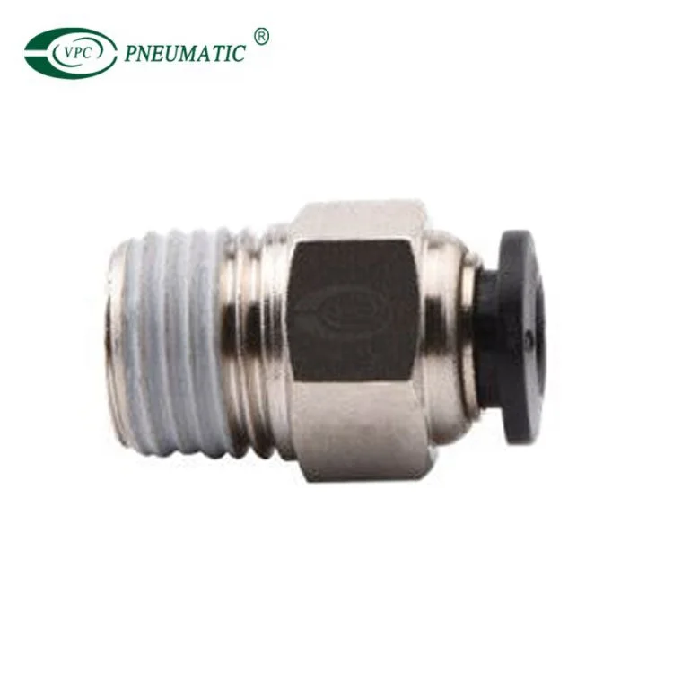 VPC Series 1/8 BSP Male Thread Straight Quick Connect Pneumatic One Touch Fitting