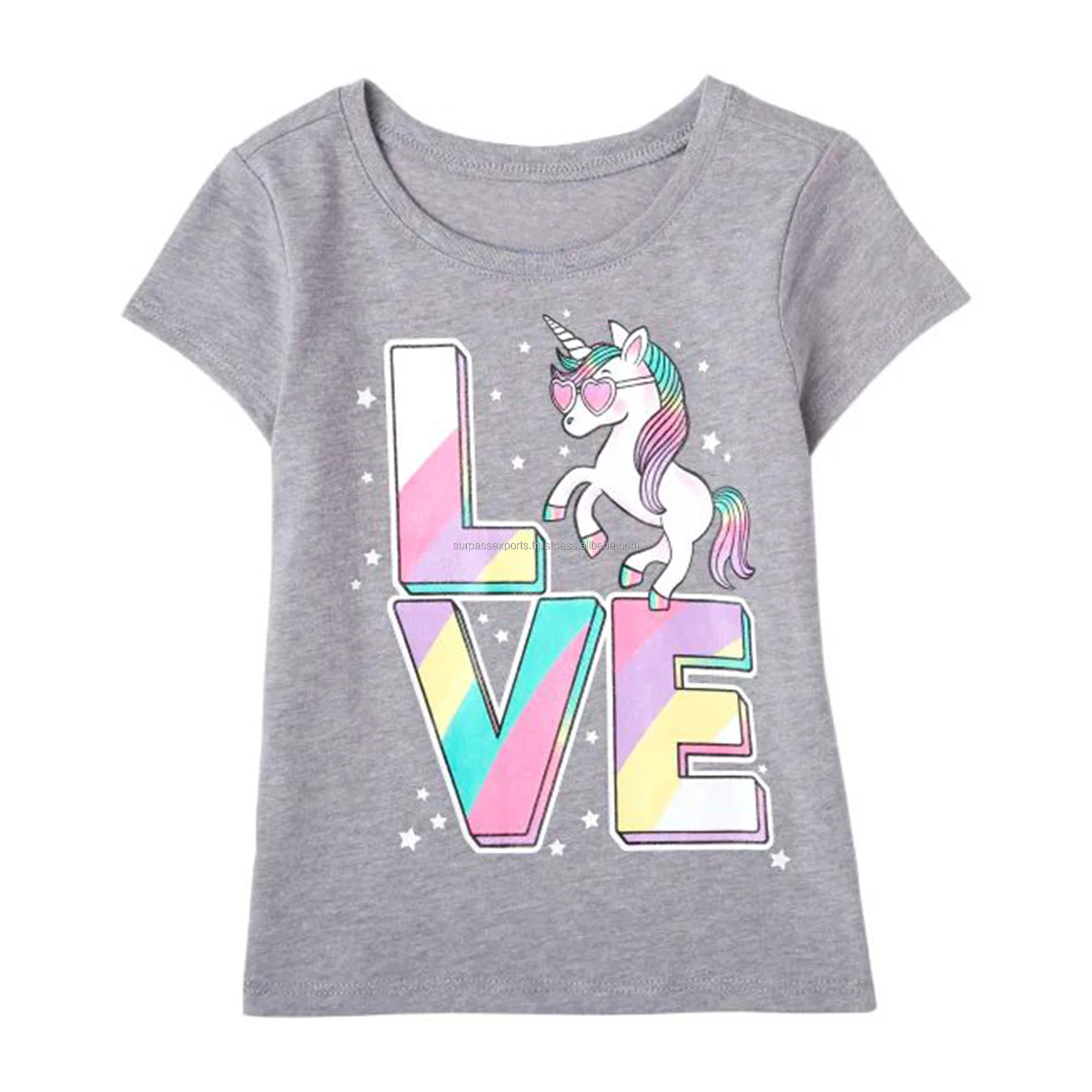CUSTOMIZED CLOTHES FOR GIRLS T SHIRT AT WHOLESALE PRICE