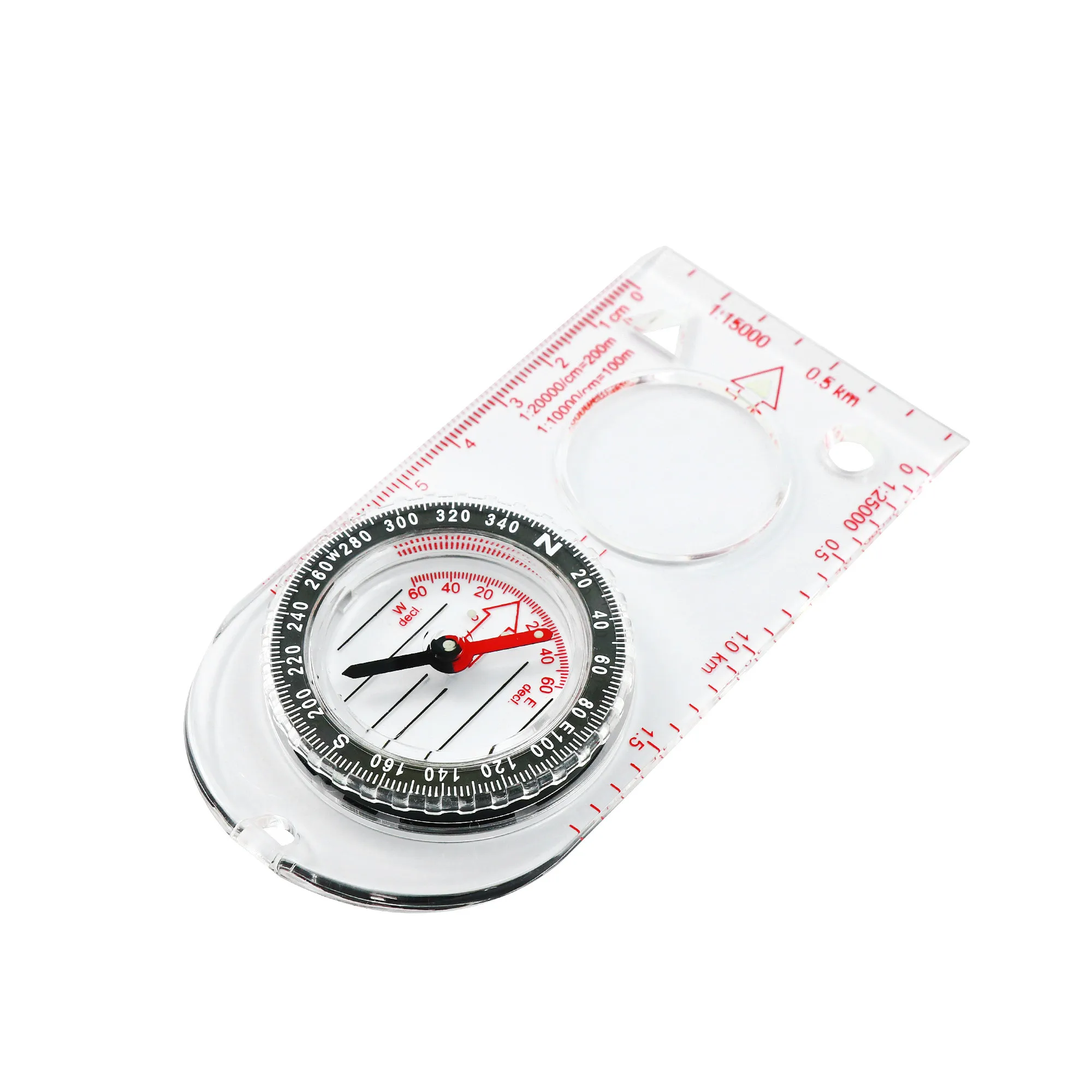 Multi-functional magnetic compass outdoor children and students luminous multi-functional waterproof compass