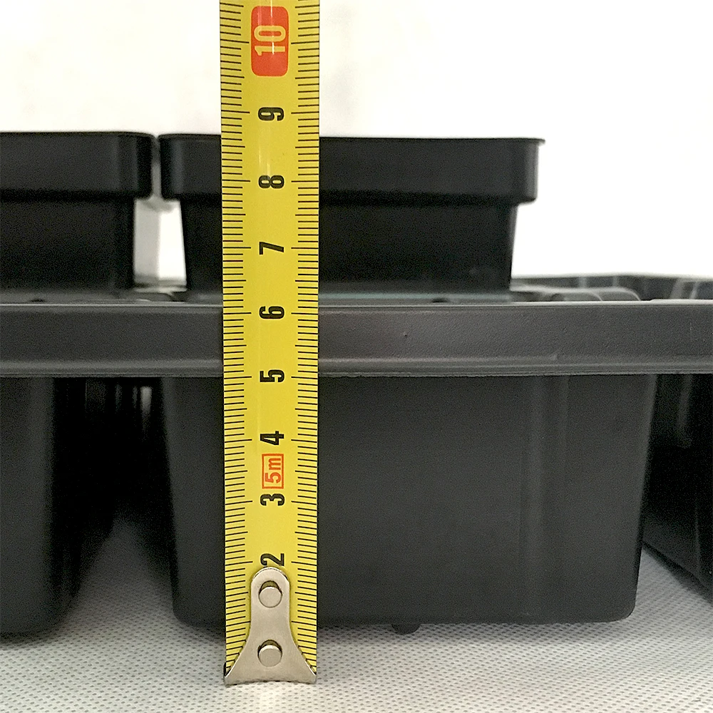 home garden balcony plant succulents plastic square pot trays for plant growing