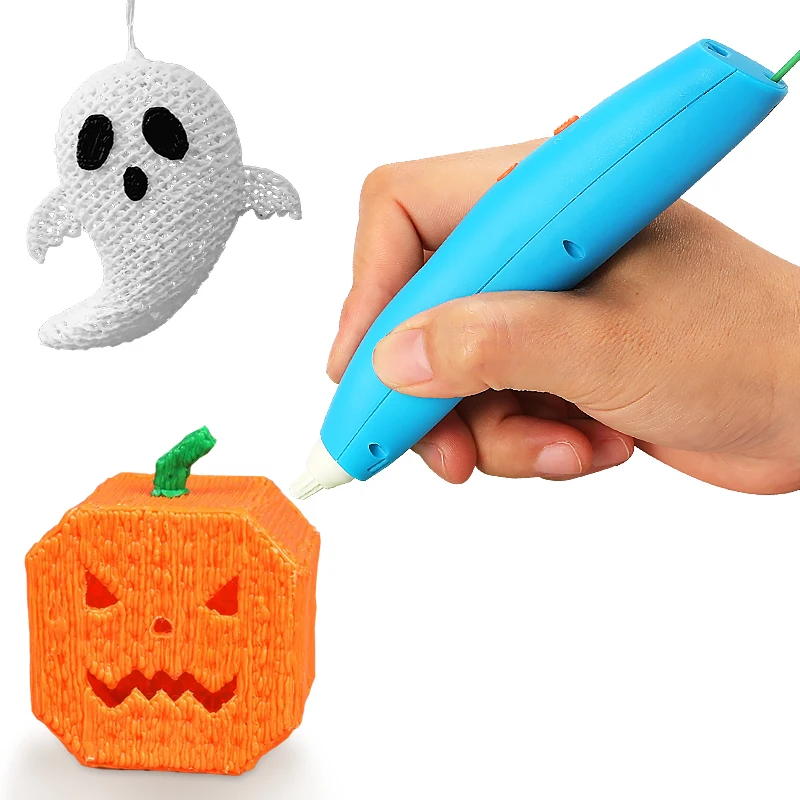 3d Drawing Pen Low Temperature with 3 Color Filament Best Gifts for Kids 3d Printing Pen DIY 3D Arts Big Power, Fast Speed 0.6mm