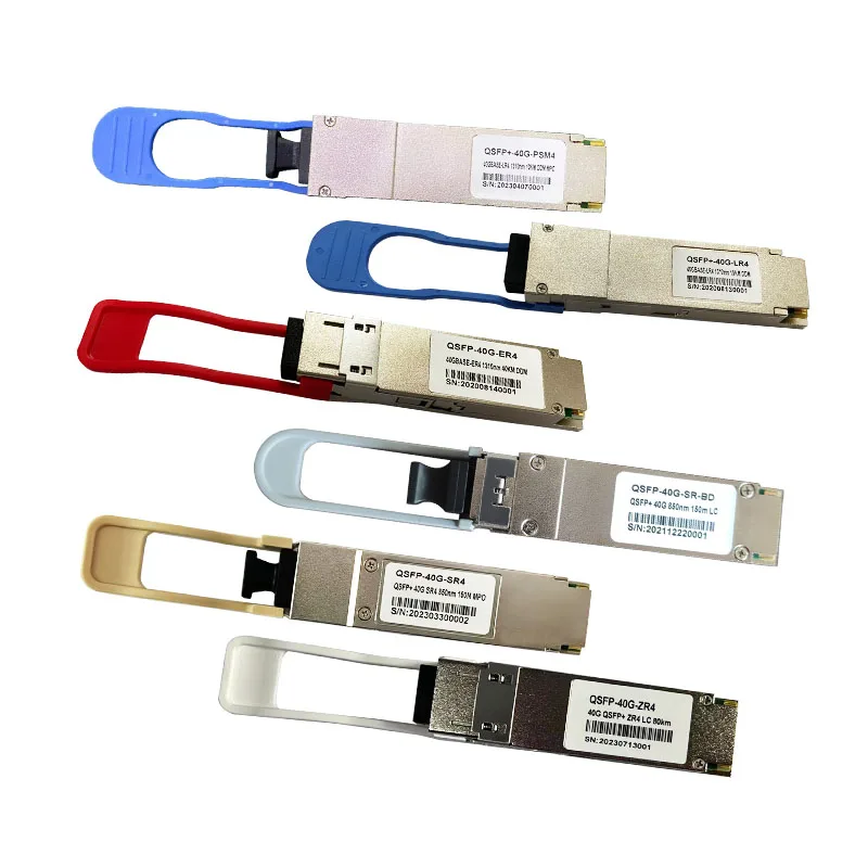 40G 10KM QSFP+ Fibre Optic Modules 1310nm Single Mode Dual Fiber LC DDM 40GBASE-LR4 QSFP+ Module