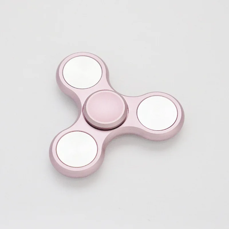 In stock Aluminum Alloy fidget spinner High quality Stainless steel Decompress Spinning top Wholesale