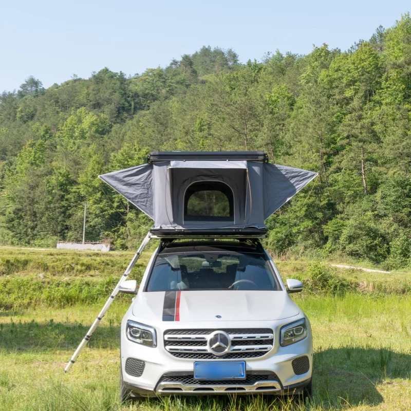 Aluminum Frame Hard Shell Rooftop Tent for Camping Car Roof Parking