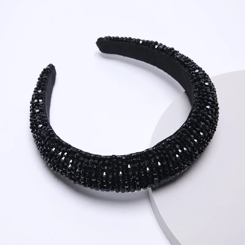 Ready to ship angel diamond hair band Fashion diamond elastic hair bands Gift romantic luxury diamond hair band
