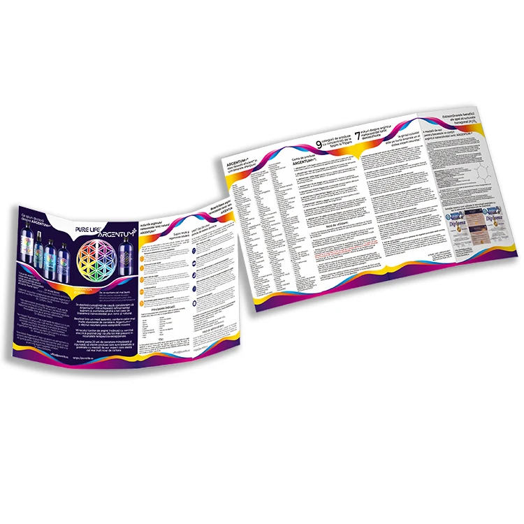 High quality Custom Printing Flyer Pamphlet Business Leaflet Service Courier Pamphlets Digital hang tags Leaflets Printer Flyers