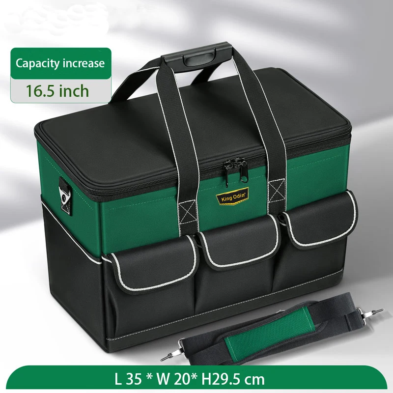 Multi functional, sturdy and durable electrical canvas repair accessories storage, portable hardware tool bag