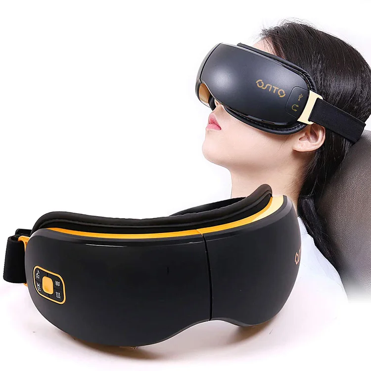 2021 eye care machine air pressure eye  massager heat music smart eye massager