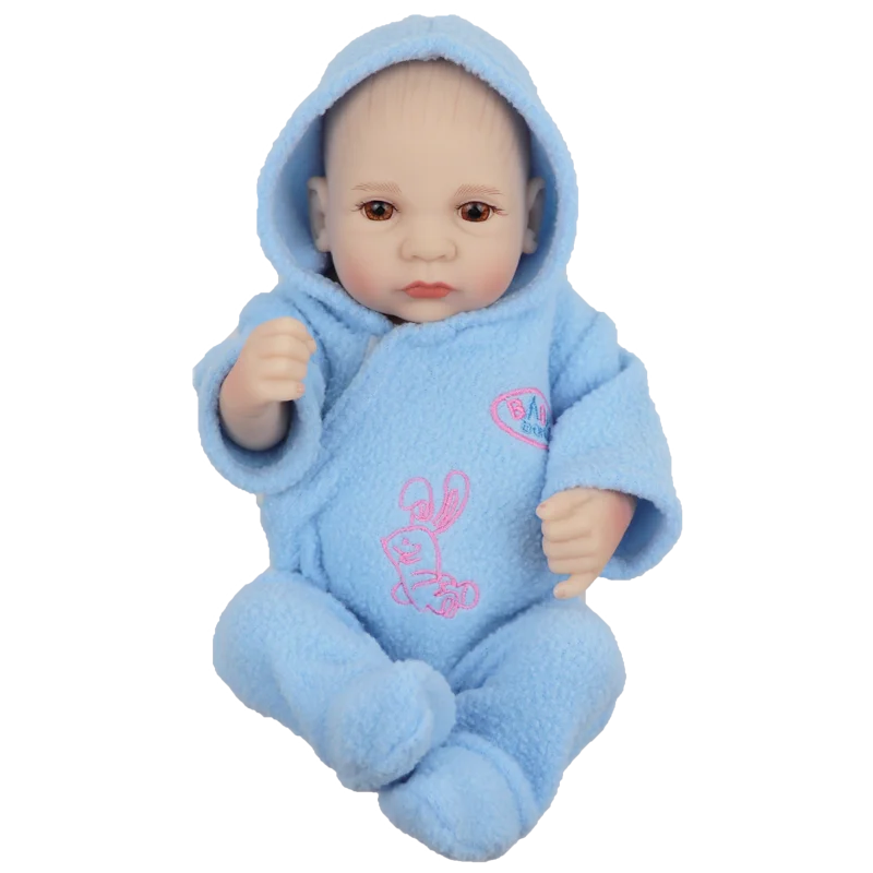 Bebe Reborn Doll Birthday Gifts 28 cm Reborn Baby Doll Kids Newborn Toy Dolls for Boy