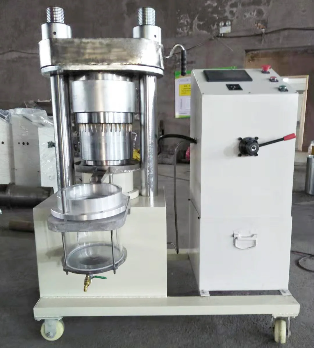 Commercial small hydraulic hazelnut oil cold press sesame oil extracting machine for Tanzania