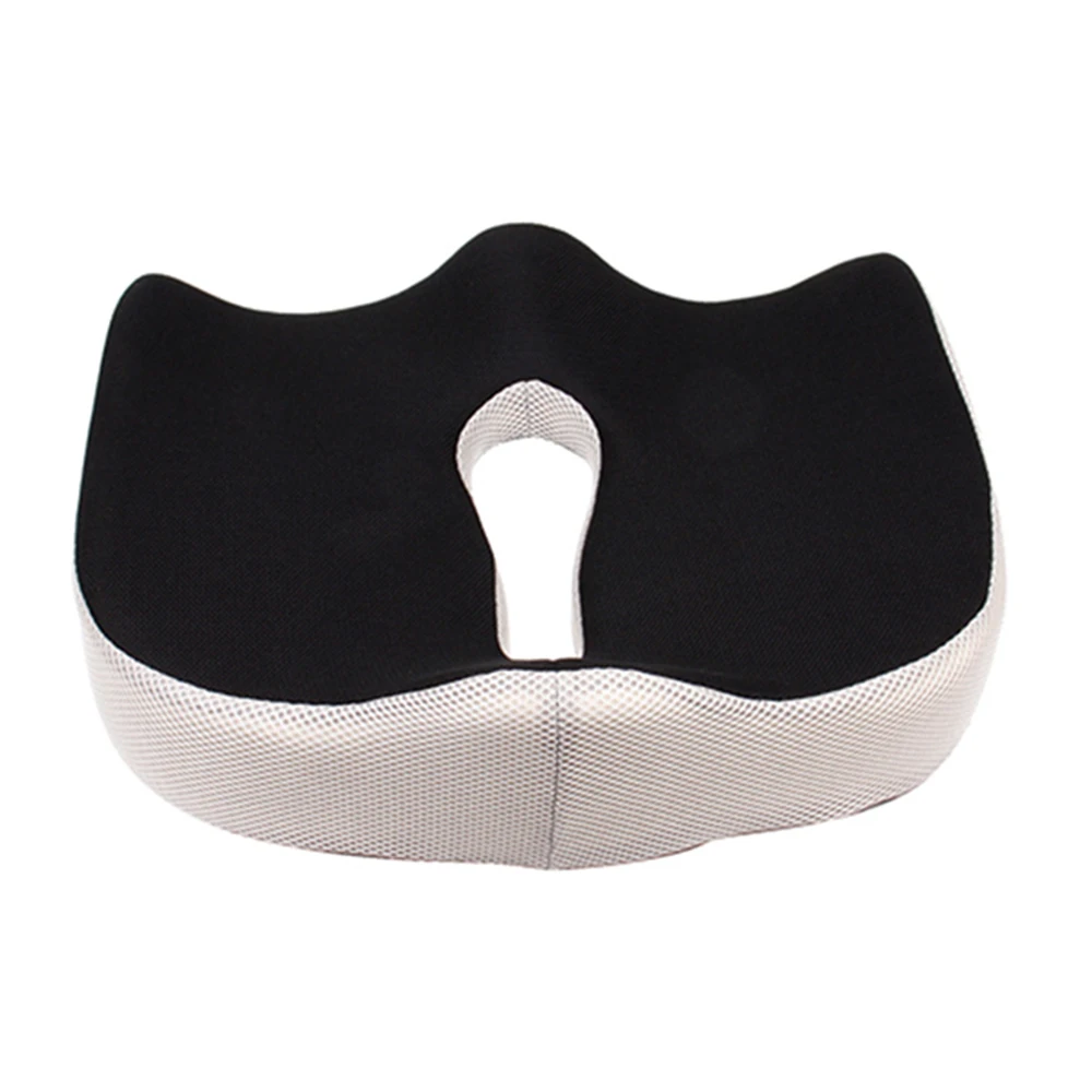 High Quality Without Odor Car Anti Booster Relief Sciatica Bottom Cushion Memory Foam Coccyx Seat Cushion For Office Chair