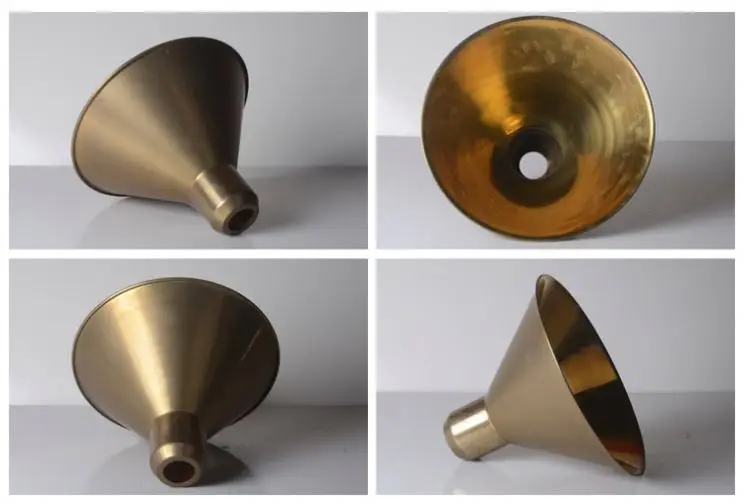 Cheap Small Lighting Accessories Custom Cover Metal Lampshade Gold Frosted Golden Brass Lamp Shades For Hotel