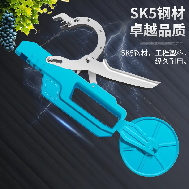 Garden farmer flower vegetable vine tape twist tie tying binding tool device electric tying machine