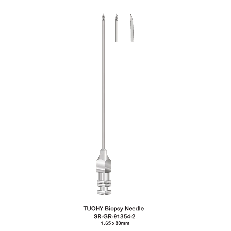 Trocar minor and major surgery instruments set Tuohy biopsy needles