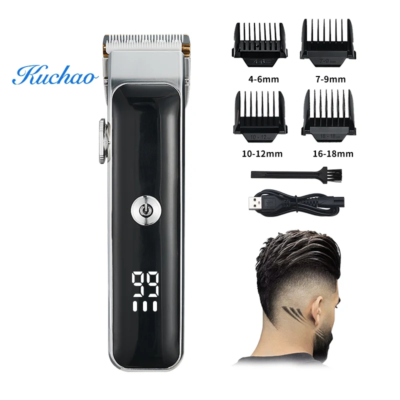 Высококачественная электрическая машинка для стрижки волос с низким уровнем шума Usb аккумуляторная машинка для стрижки волос для мужчин