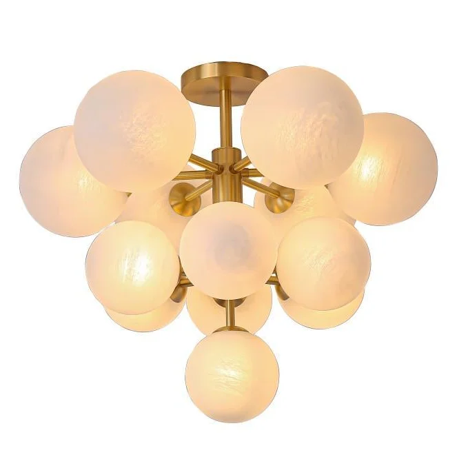 Favourite Glass Ball Pendant Lamp Modern House Gold Brass Lights Nordic Chandeliers And Suspensions