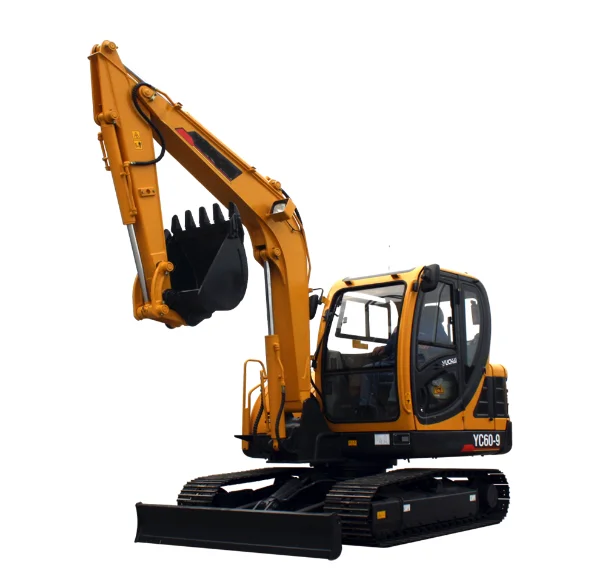 Brand New YUCHAI Small-sized Crawler Digger YC60-9 6ton Digger with Kubota Engine and CE Popular in Europe