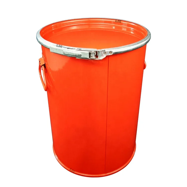 20L Open Top Bucket Iron Oil Steel Drums Barrel Powder Coating Recyclable For Chemical