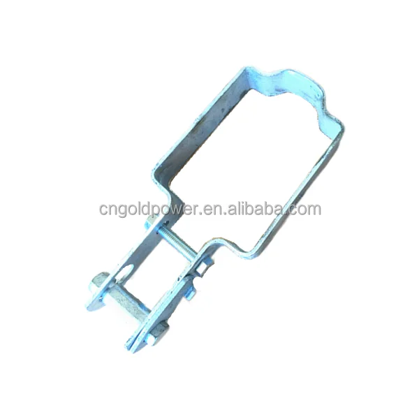 Galvanized wire tensioner collar for concrete pole