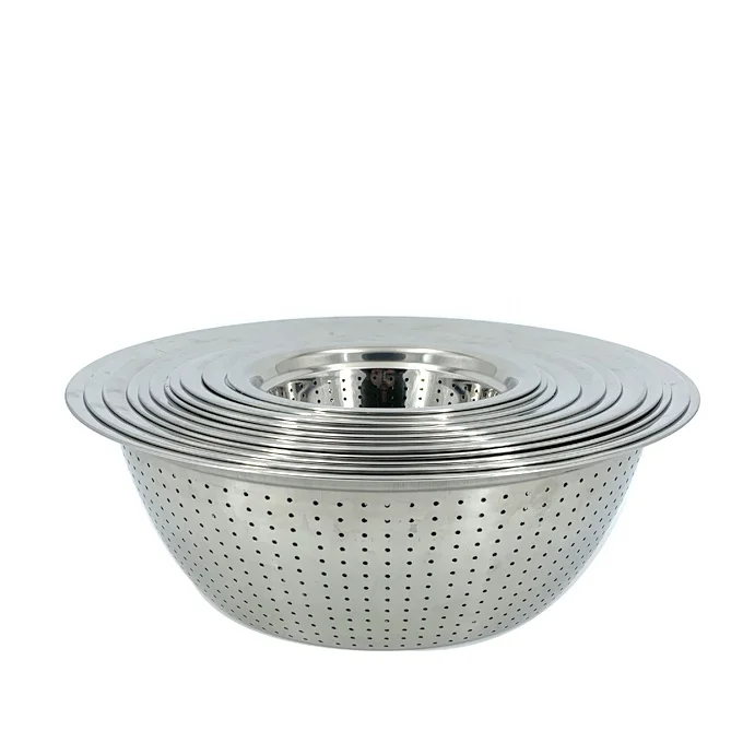 Kitchen drying bowl basket washing rice sieve leakage basin size 32cm
