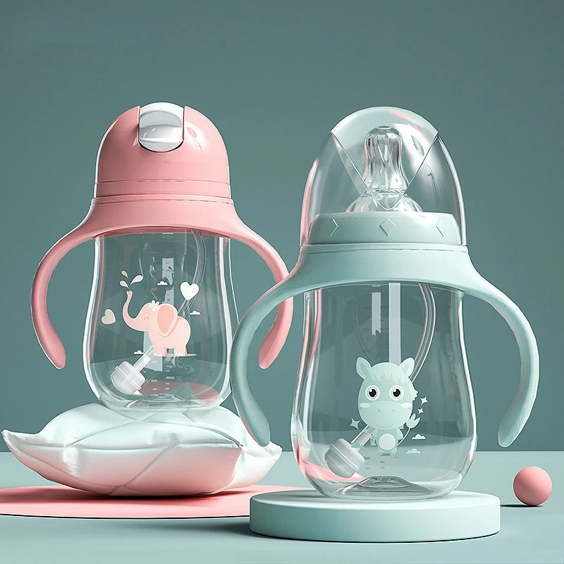 Wholesale bisphenol-free A180 ml 240 ml 300 ml durable affordable PP baby bottle portable PP baby feeding bottle