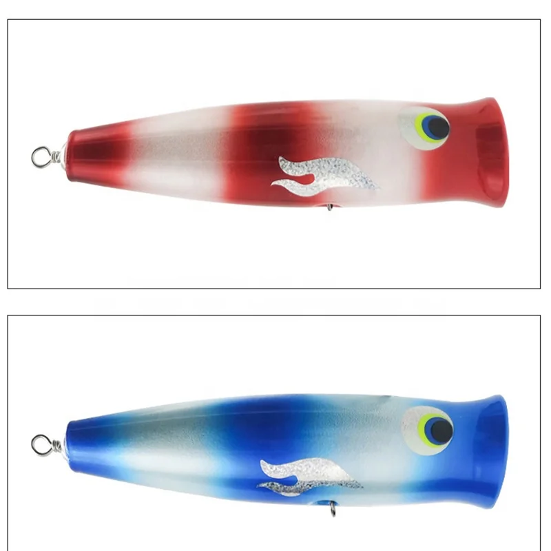Stick приманки Поппер приманка дерево 200 мм 185g 7.9in тунец марлина gt big game poppers