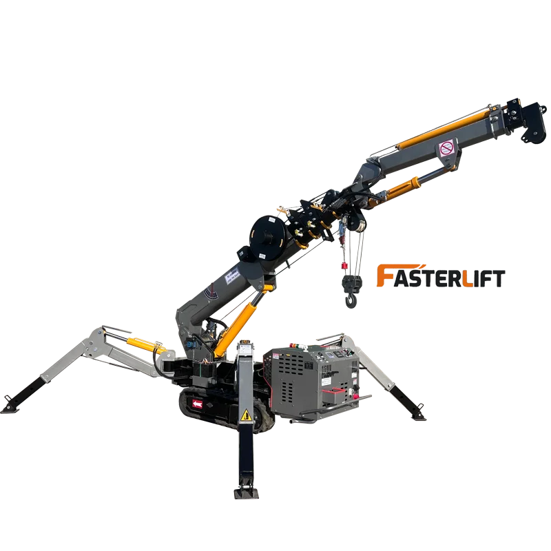 Explosive Sale 8 Ton Mini Spider Crawler Crane Price Hydraulic Telescopic Boom Construction Crane Manipulator