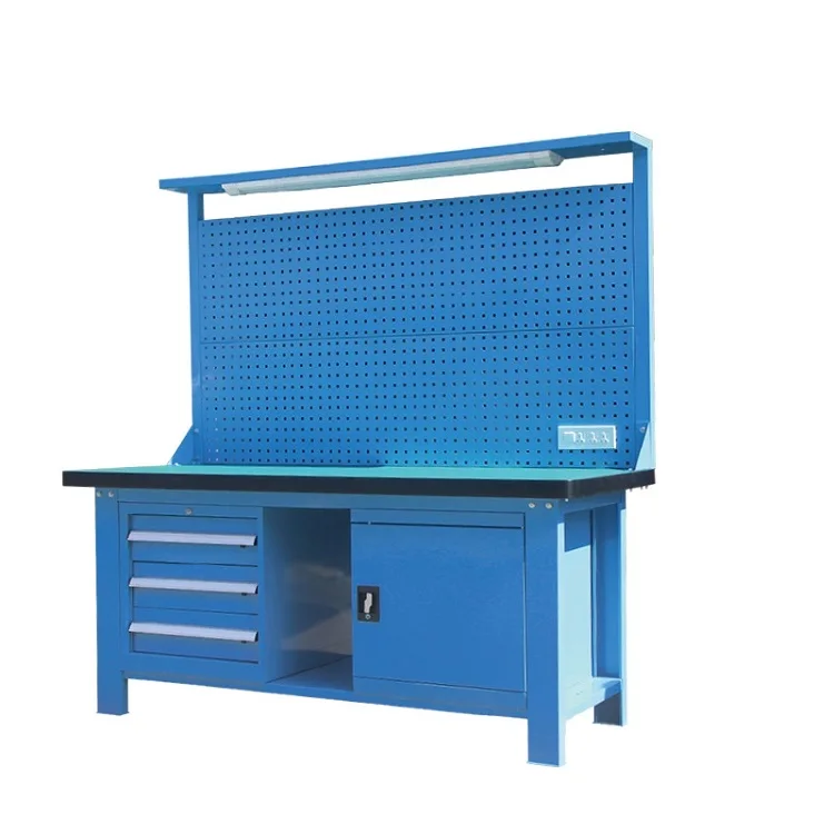 Customized Heavy Load Industrial Workbench Work Bench with Tool Rack