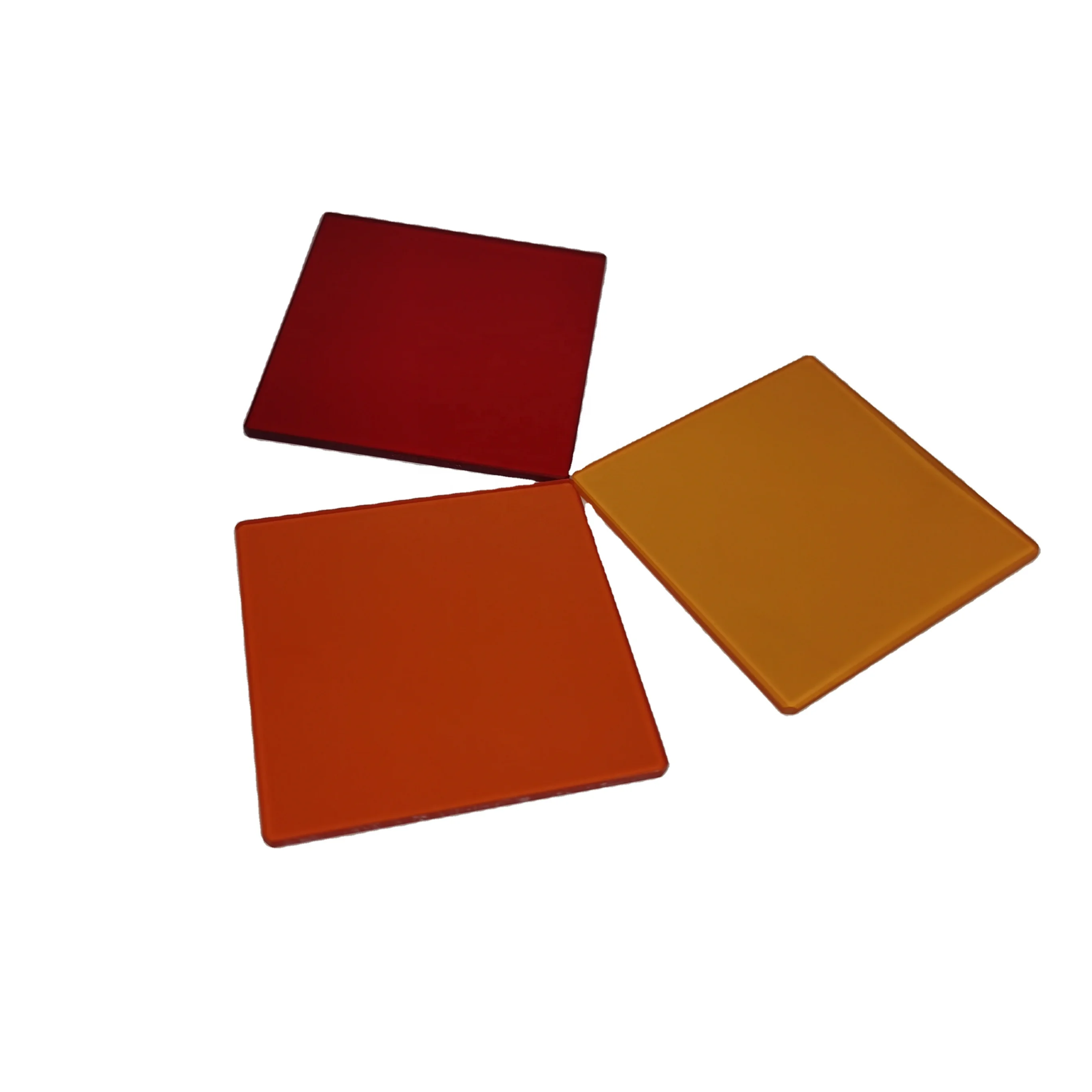 Round 95% High Transmission AR Coated Optical Red Long Pass Filter HB630 RG630