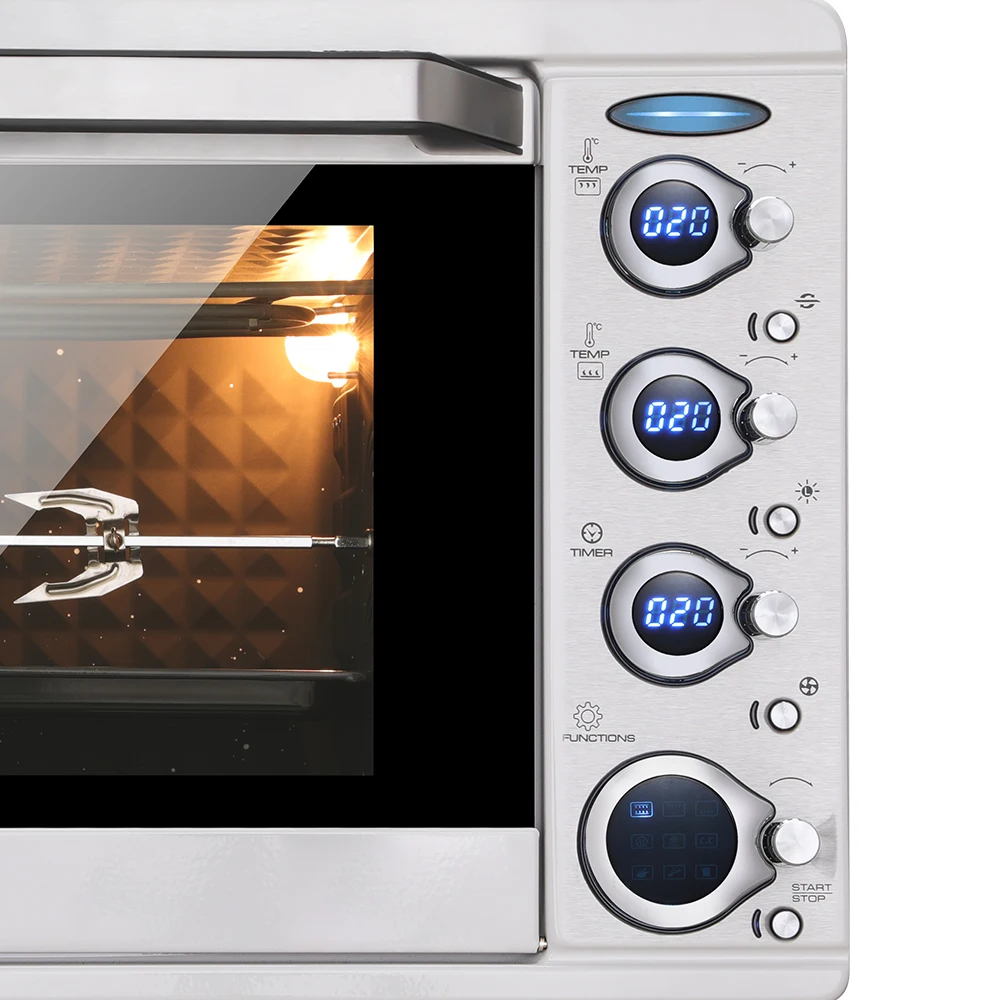 Электрическая Конвекционная решетка для выпечки, электрическая духовка, 45 л