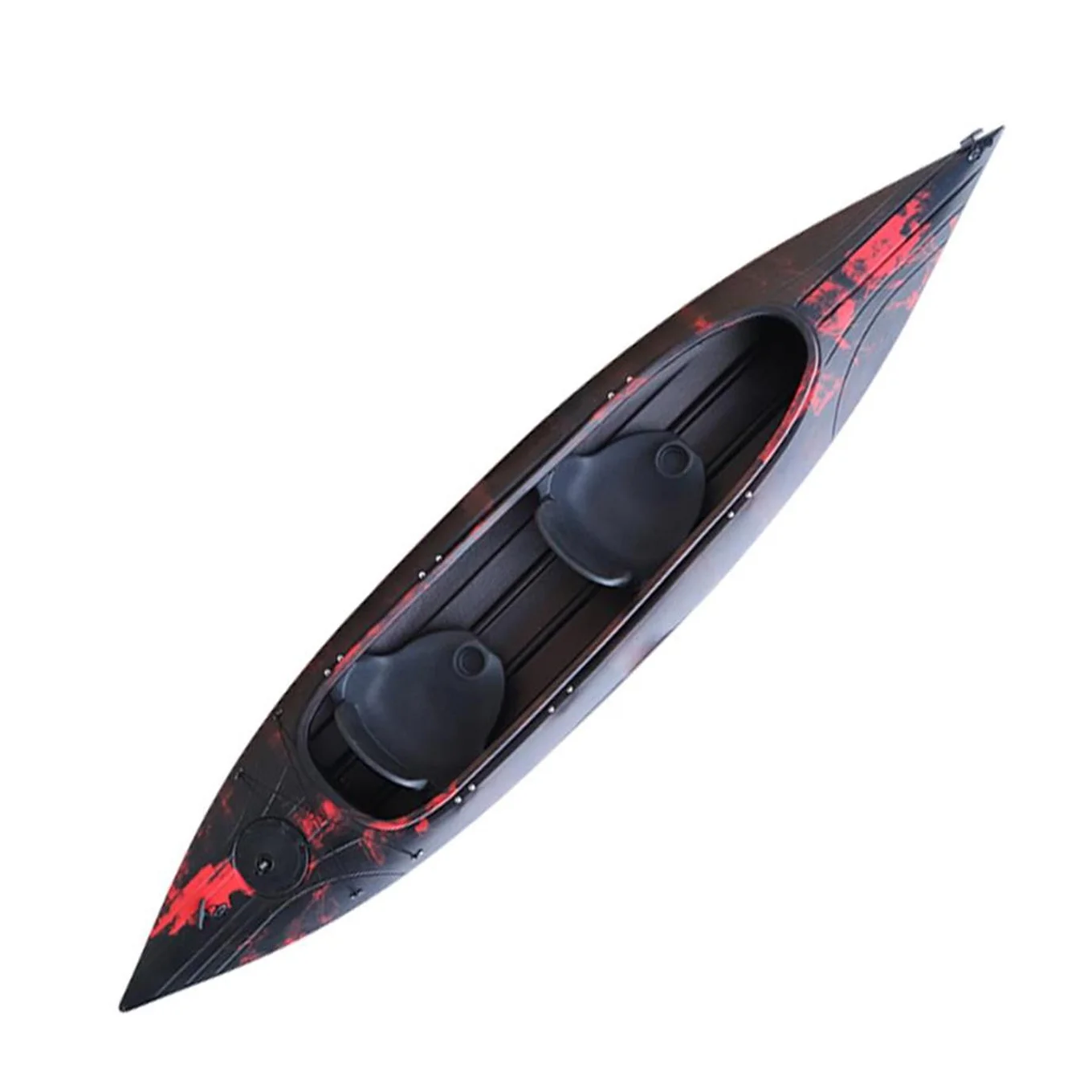 BEYOUNG 14ft2 LLDPE plastic sea kayak for sale sit in 2 person fishing kayak made in China