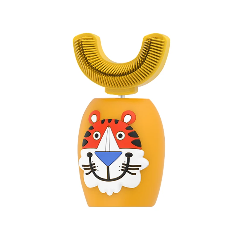
 Tiger USB Charger U Shaped Rechargeable Teeth Whitening Electric Toothbrush For Kids  