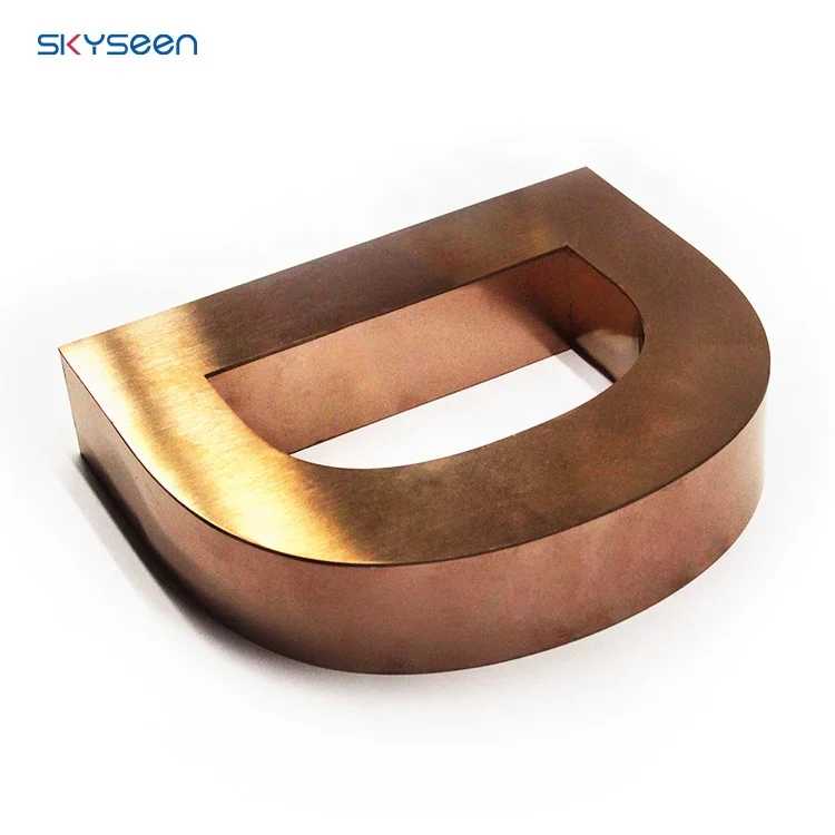 Dimensional Alphabet Custom Metal Signs Stainless Letters Makers