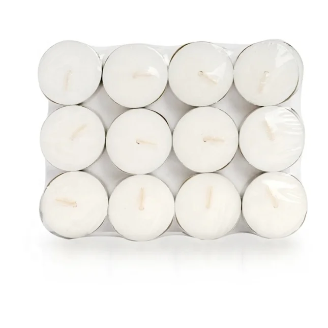 long burning tea light wax candle/white candle wax for sale