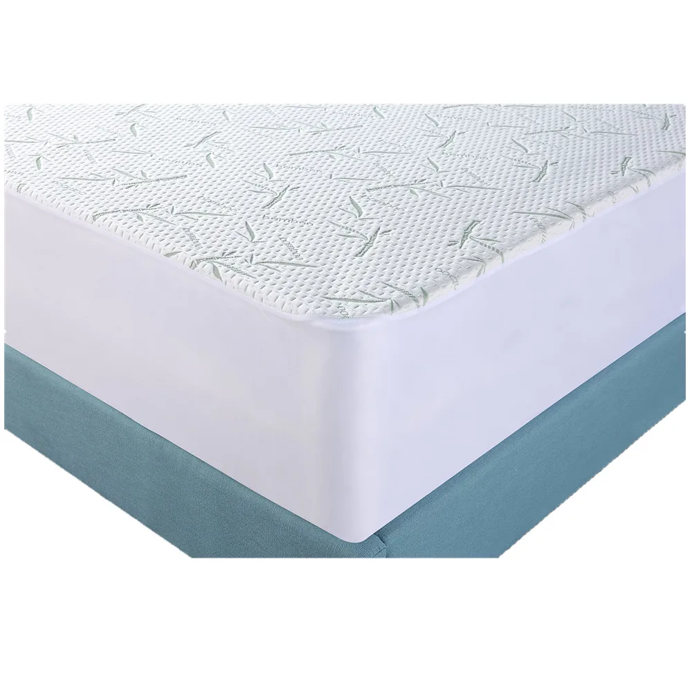 
home Bedding Bamboo Mattress Protector 100% Waterproof Mattress Cover Queen 